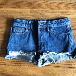 Free people Jean cutoff shorts